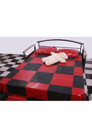 Checkered Rubber Bed Sheet